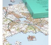 Personalised Ordnance Survey Landranger Map Jigsaw Puzzle Age 3+ - Your Postcode Will be the House shape Piece