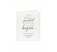 Personalised Our Greatest Adventure Traditional Photo Album Personalised Memento Company White One Size