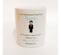 Personalised ~ Our handsome page boy money box wedding gift thankyou present favour