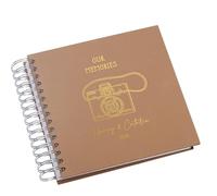 Personalised Our Memories With Camera Travel Journal Album Scrapbook
