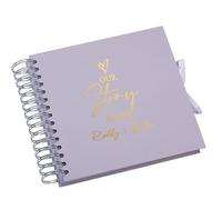 Personalised Our Story So Far Love Themed Multiple Colour Scrapbook Photo Album (Lilac)