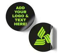 Personalised Paper Stickers Custom Product Labels Sheet, Circle Logo Stickers, Design for Business and Personal Bottle Label (Round Shape)