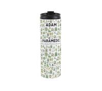 Personalised Paramedic Travel Mug - Novelty First Responder Ambulance Paramedic Gifts - Reusable Stainless Steel Vacuum-Sealed Double-Walled 500ml Flask with Lid