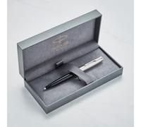 Personalised Parker 51 Pen with Custom Engraving - Gifts for CEO, Graduation, Wedding, Birthday - Pen with Name/Text Customisation (Ballpoint Pen, Gloss Black)
