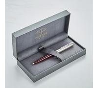 Personalised Parker 51 Pen with Custom Engraving - Gifts for CEO, Graduation, Wedding, Birthday - Pen with Name/Text Customisation (Ballpoint Pen, Burgundy)