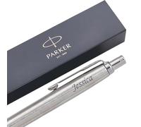 Personalised Parker Mechanical Pencil - Jotter Stainless Steel Pencil with Custom Laser Engraving - Luxury Metal Pencil Gift Boxed for Men, Women, Students & Professionals
