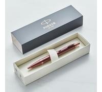 Personalised Parker Pen with Custom Engraving - Executive Gift for Business Professionals, Graduation, Wedding - Premium Pen with Name/Text Customization (Ballpoint Pen, Monochrome Burgundy)