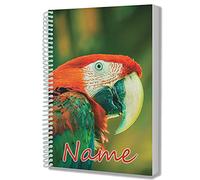 Personalised Parrot A5 Notepad Notebook Drawing Writing Jotter