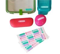 Personalised Patterned Name Labels for Kids - Waterproof Dishwasher Safe Stick On Custom Name Stickers for School, Lunch Boxes, Bottles & Shoes