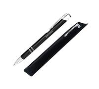 Personalised Pen COSMO Black, FREE laser engraving with your Name, Slogan or Logo, Ideal Birthday, Wedding Anniversary Gift UK