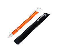 Personalised Pen COSMO Orange, FREE laser engraving with your Name, Slogan or Logo, Ideal Birthday, Wedding Anniversary Gift UK