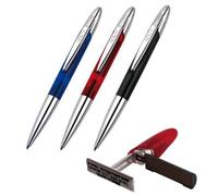 Personalised Pen Rubber Stamp Self Inking - Imprint Size 8 x 33 mm - Add up to 3 lines of Text, Logo or Artwork --