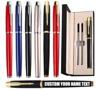 Personalised Pen with Name Engraved, Personalised Pens for Women Men, Ballpoint Pens Black Ink, Personalised Gifts for Men Husband Dad Boss Colleagues, Includes 1 Pen & 2 Refills & 1 Gifts Box (06)