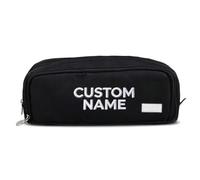Personalised Pencil Case, Custom Text, Multi-layer Oxford Pencil Pouch