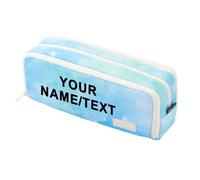 Personalised Pencil Case With Dual Compartment Design for School Use (D)