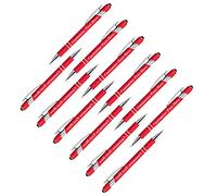 Personalised Pens Bulk with Stylus Tip 12 Pcs Custom Engraving Ballpoint Pens with Name Message Logo, Customised Gift Pens for Christmas, Wedding, Graduation, Birthday - Medium Point,Black Ink