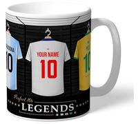 Personalised Perfect 10s Legends 11oz Ceramic Mug for Football Fans Christmas Birthday Gift