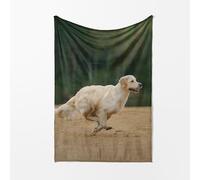 Personalised Pet Blanket Custom Photo Throw | Upload Dog Cat Pictures Collage | Soft Cosy Fleece Memory Blanket | Unique Gift for Pet Lovers Owners Kids Family | Cute Keepsake Bed Décor (1 Photo)