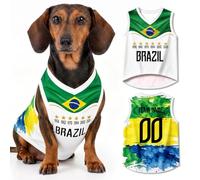 Personalised Pet Football Jersey, Custom Name & Number, Breathable Mesh, for Small, Medium & Large Dogs, 2026 Fan for Dog Lover (C)