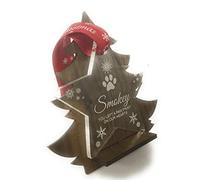 Personalised Pet Memorial Christmas Tree Star Decoration - Perfect Way to Remember Your Pet This Christmas