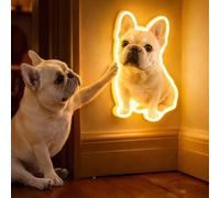 Personalised Pet Motion Sensor Night Light Indoor Custom Cat & Dog Photo Frame Led Wall Lamp for Bedroom Hallway Nursery Kids Room Home Decoration Customised Gifts for Pet Lover Friend Family (01)
