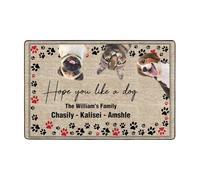 Personalised Pet Photo Doormat Custom Welcome To Our Home Mat Indoor Entrance Floor Mat Funny Pet Welcome Doormat Hope You Like A Dog Doormat Gift For Pet Lovers (style 3)