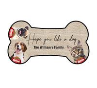 Personalised Pet Photo Doormat Custom Welcome To Our Home Mat Indoor Entrance Floor Mat Funny Pet Welcome Doormat Hope You Like A Dog Doormat Gift For Pet Lovers (style 11)