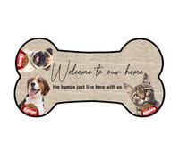 Personalised Pet Photo Doormat Custom Welcome To Our Home Mat Indoor Entrance Floor Mat Funny Pet Welcome Doormat Hope You Like A Dog Doormat Gift For Pet Lovers (style 12)