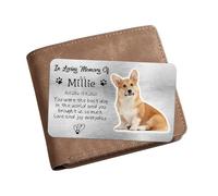 Personalised Pet Photo Wallet Card I Will Carry You with Me Until See You Again Memorial Gifts for Dog Cat Loss Pet Loss Sympathy Gifts for Dog Cat Lovers (06)