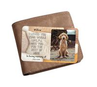 Personalised Pet Photo Wallet Card I Will Carry You with Me Until See You Again Memorial Gifts for Dog Cat Loss Pet Loss Sympathy Gifts for Dog Cat Lovers (11)