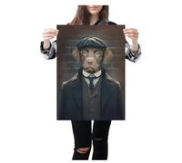 Personalised Pet Portrait Dog Lover FILM/TV Gift From Photo Wall Panel Hang A3 28x40cm Custom Art Design Funny Choose Design