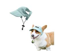 Personalised Pet Sun Hat with Name Embroidery Lightweight UPF50+ UV Protection Baseball Cap for Dogs Cats Adjustable Summer Essentials for Beach Park (Waterproof)