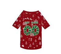 Personalised pets Christmas jersey, customised pet T-shirts with name/number/logo, summer T-shirts for small, medium and large dogs