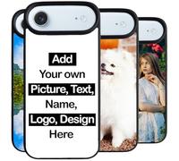 Personalised Phone Case compatible with iPhone 17 Air, Add Text, Picture, Designs, Logo on Shockproof TPU Bumper back Cover Customised Gift idea for Birthday, Wedding, Anniversary, Special Moments