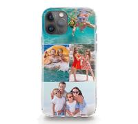 Personalised Phone Case For Huawei Phones, Nova 5T, Mate 30,10, 20 Pro, Lite, Honor 8, 9, Custom Photo Hard Cover, Personalize with Four Image Collage Layout A, Two Small Centre Images