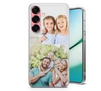 Personalised Phone Case for Samsung Galaxy A13 - Your Custom Image Design Clear Soft TPU Rubber Phone Cover - Collage of 2 Photos