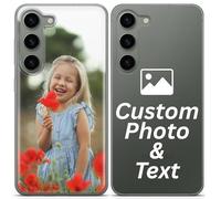 Personalised Phone Case for Samsung Galaxy S10 plus Custom Clear TPU Case with Your Own Photo Image Text Picture Design Phone Cover | Your Own Design
