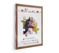 Personalised Photo Aluminium Print for Adult, Customised Aluminium Print with Picture Text, Custom Print, Personalised Christmas Valentines, Birthday Presents for Mum Mother Women from Daughter