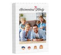 Personalised Photo Building Blocks - Custom Photo Puzzle Gift for Birthday & Graduation, Unique Keepsake Present for Family, Friends, Couples(Design5)