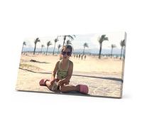 Personalised Photo Canvas Print from Your Photo or Artwork Wall Hanging Picture Canvas Ready to Hang Framed Box Custom Unique Gift Idea Handmade Wall Picture (11" x 20")