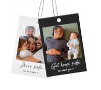 Personalised Photo Car Ornament Hanging Car Polaroid Any Image Driving Test Pass Gift Idea First Car Charm Gift