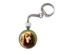 Personalised Photo Cocker Spaniel Keyring Snake Key Chain Dog Custom Birthday Gift