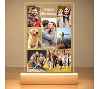 Personalised Photo Frame, Personalised Picture Frame, Customised Photo Frames, Personalised Birthday Gifts for Women Men Her Him Mum Dad Baby Kid Family Pet