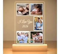 Personalised Photo Frame, Personalised Picture Frame, Customised Photo Frames, Personalised Birthday Gifts for Women Men Her Him Mum Dad Baby Kid Family Pet