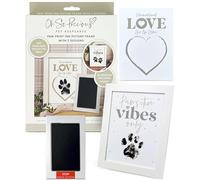 Personalised Photo Frame & Pet Paw Print Kit for Dogs & Cat Paws | A5 Frame Print Keepsake, Blank Ink Pad Included, 2 Double-Sided Cards Included, Pet Memory Gift, by Oh So Precious