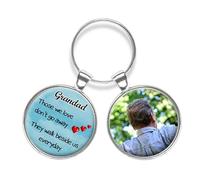 Personalised Photo Grandad Memorial Keyring Double Pendant Gift R300