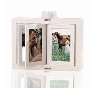 Personalised Photo Hand Flip Album Custom Photos Animation Machine Mechanical Hand Flips 3D Frame Customise Chiristmas Valentine's Day Gifts for Women Men Couple Family (Style 01)