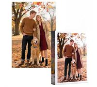 Personalised Photo Jigsaw Puzzle Custom 300/500/1000 Pieces Wooden Puzzles Make Your Own Family Photo Puzzle Toys Gift, for Her Him Family Kids (300pcs)
