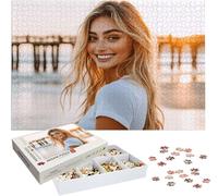 Personalised Photo Jigsaw Puzzles for Adults & Kids, Custom Jigsaw Puzzle from Photos, Customised Wooden Puzzles (1000) Pieces with Picture Photo, Puzzle Gifts for Christmas Birthday Family h-188