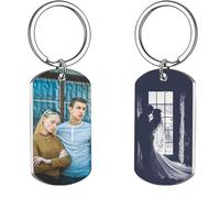 Personalised Photo Keyring Keychain with Picture-Double Sided Picture Custom Keychain Full Color Photo Engraved Keychain Memorial Gifts for Family Lover